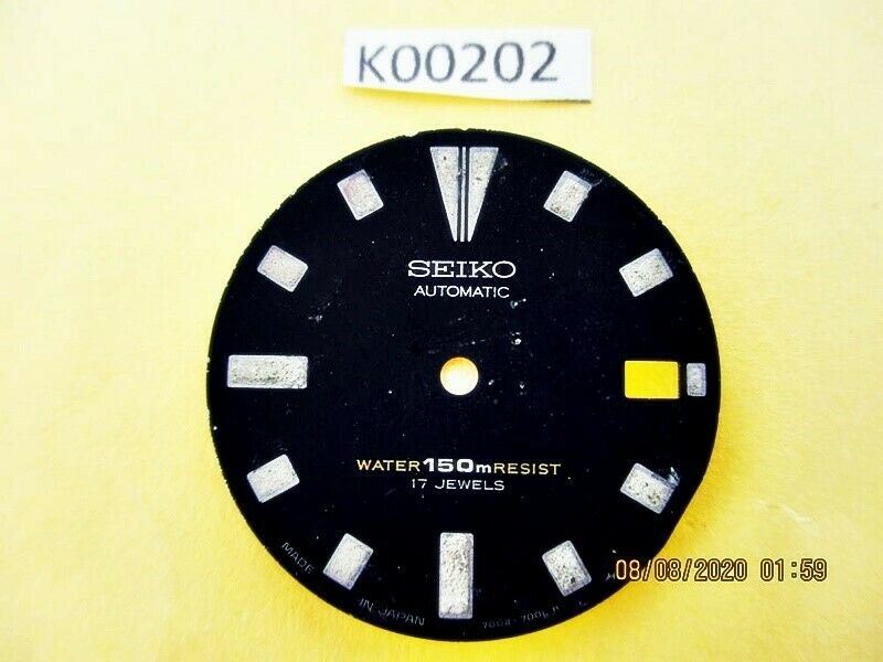 USED VINTAGE SEIKO DIAL FOR 7002 7000 DIVE WATCH K00202