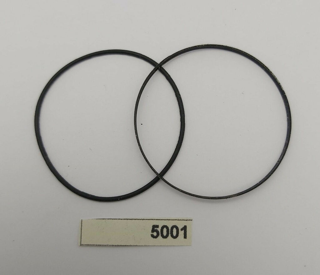 LOT OF 2 USED SEIKO GLASS UNDERLAY AND CASE BACK GASKET 7002 7020 WATCH BVT05001