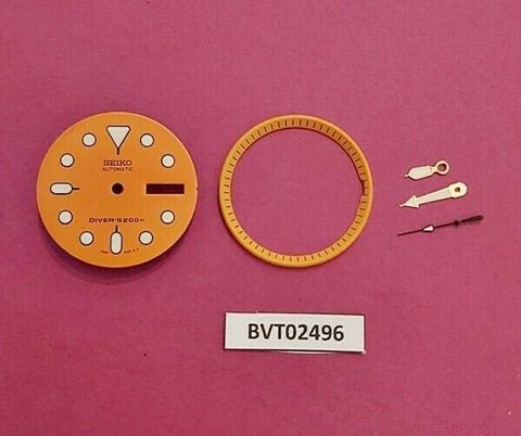 NEW SEIKO ORANGE DIAL HANDS MINUTE TRACK SET 7S26 0030 SKX013 WATCH BVT02496