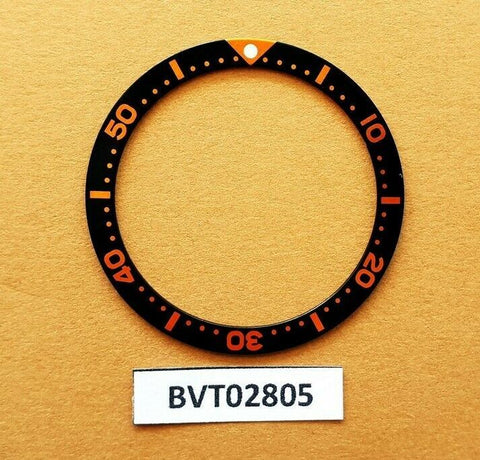 NEW SEIKO BLACK COPPER INSERT 6105, 6309, 7002, 7S26 0020 DIVE WATCH BVT02805