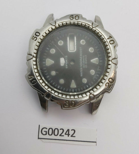 SEIKO 7s36 0180 TSUNAMI DIAL, CASE, GLASS, BEZEL, COVER KIT 072223 WATCH G00242