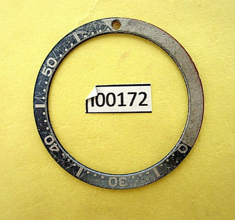 USED VINTAGE SEIKO BEZEL INSERT FOR 7002 6309 7040 7290 6306 DIVE WATCH I00172
