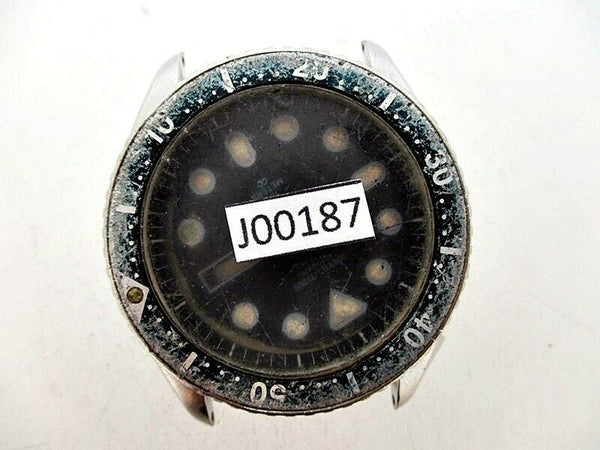 USED RARE VINTAGE SOLVIL TITUS DIVER CASE BEZEL DIAL COVER NR# J00187