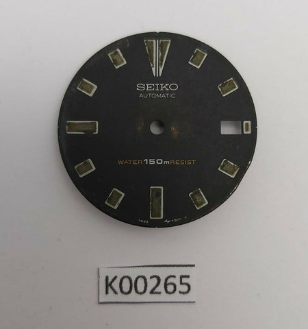 USED VINTAGE SEIKO DIAL FOR 7002 7000 DIVE WATCH K00265