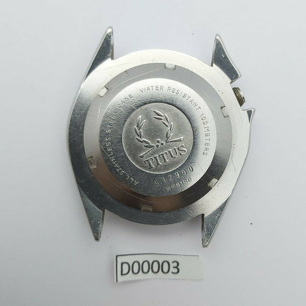 USED RARE VINTAGE SOLVIL TITUS DIVER CASE BEZEL AND COVER 512980 NR# D00003