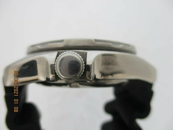 03' SEIKO 7S26 0010 AUTO MIDSIZED DAY DATE DIVE SS 3n0584 EU SHIP SERVICED WATCH