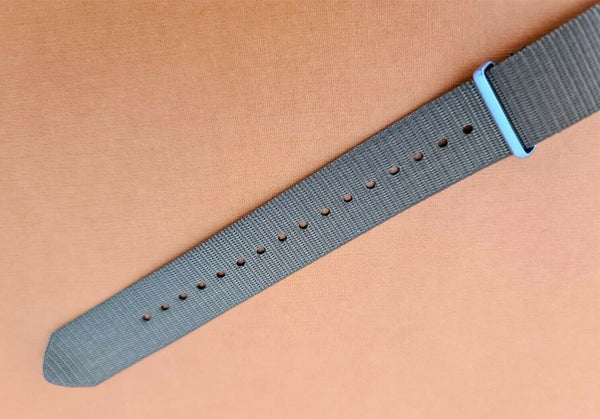 NEW FOR SEIKO MILITARY NYLON BAND 20mm 4205 7S26 0030 0050 GRAY GRYNTO20