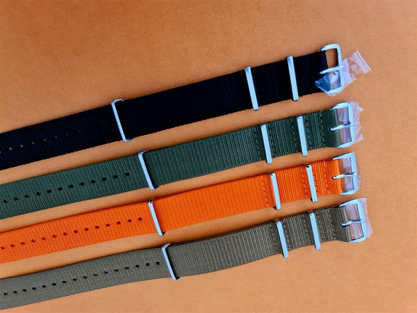 NEW FOR SEIKO MILITARY NYLON BAND 20mm 4205 7S26 0030 0050 GRAY GRYNTO20