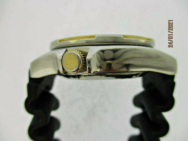 05' SEIKO 7S26 0010 AUTO MIDSIZED DAY DATE DIVE SS 5d1843 EU SHIP SERVICED WATCH