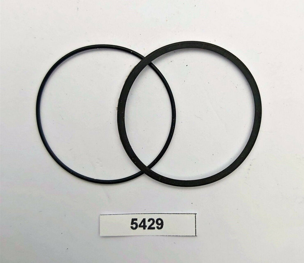 USED LOT 2 SEIKO CASE BACK & RUBBER UNDERLAY GASKET 6309 7290 WATCH BVT05429