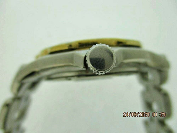 02' SEIKO 7N35 6030 MIDSIZE SCUBA GOLD SS DATE 250837 DIVE QUARTZ SERVICED WATCH