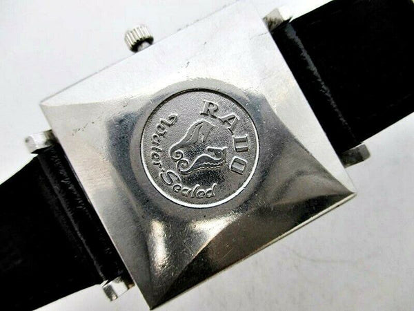 PROJECT TO FIX RADO MANHATTAN SS CUSHION LUGS DAY DATE EU SHIP MENS WATCH
