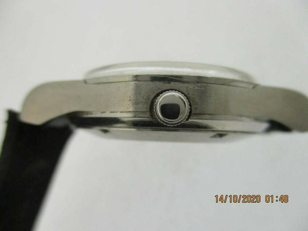 PROJECT TO FIX BULOVA SILVER DAY DATE ROUND AUTO SS MENS 4430105 EU SHIP WATCH