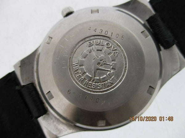 PROJECT TO FIX BULOVA SILVER DAY DATE ROUND AUTO SS MENS 4430105 EU SHIP WATCH