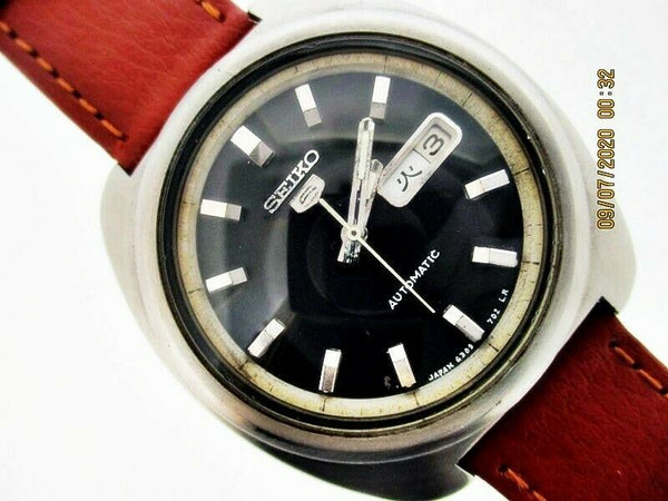 PROJECT TO FIX SEIKO 5 6309 8820 DAY DATE AUTOMATIC MENS 253316 EU SHIP WATCH NR