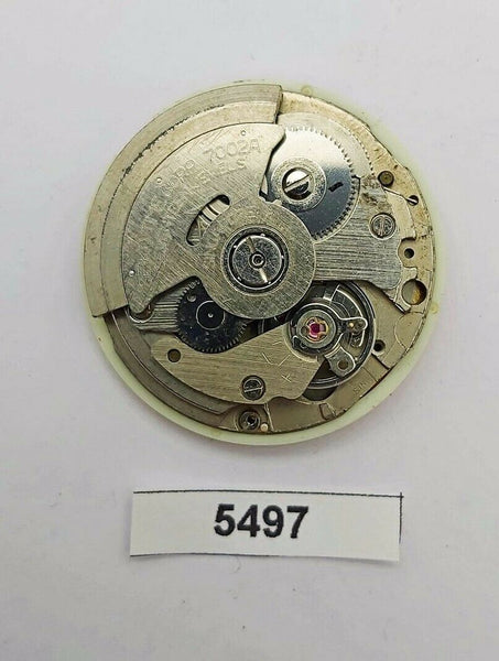 USED WORKING SEIKO 7002 7000 MOVEMENT W/ AF ORANGE DIAL HANDS WATCH BVT5497