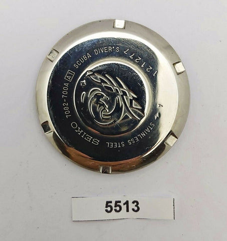 USED VINTAGE SEIKO 7002 7000 WATCH DIVER CASE BACK COVER 121277 BVT05513