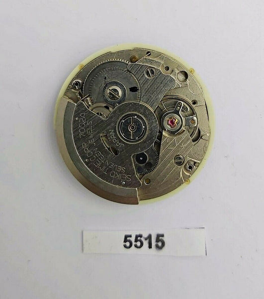 USED SEIKO 7002 7000 MOVEMENT W/ AFTERMARKET DIAL HANDS WATCH BVT05515