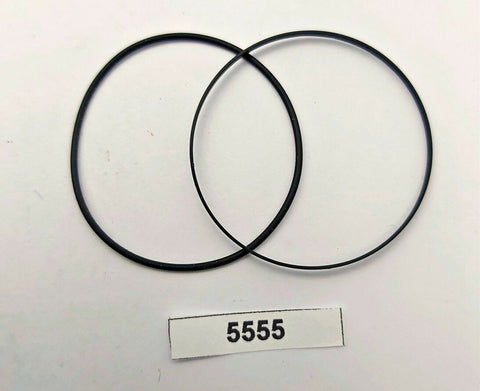 USED VINTAGE LOT OF 2 SEIKO SKX007 7S26 0020 GLASS AND CASE BACK GASKET BVT05555