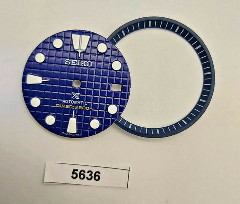 NEW AF SEIKO PROSPEX BLUE WAFFLE DIAL MINUTE TRACK 7002 7000 SUPERLUME BVT05636