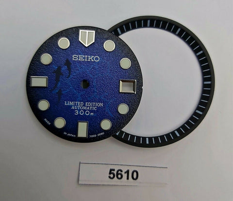 NEW AF SEIKO BLUE OCEAN SHARK FOR 7002 7000 DIAL MINUTE TRACK SET WATCH BVT5610