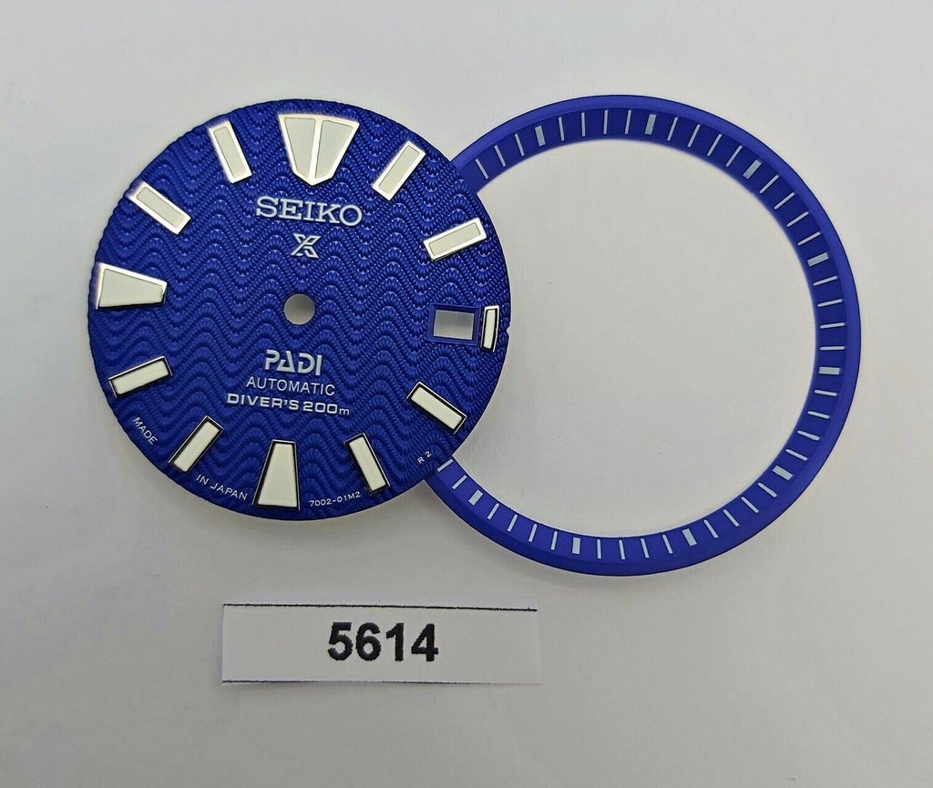 SEIKO BLUE PROSPEX SAMURAI PADI FOR 7002 7000 DIAL MINUTE TRACK WATCH BVT05614