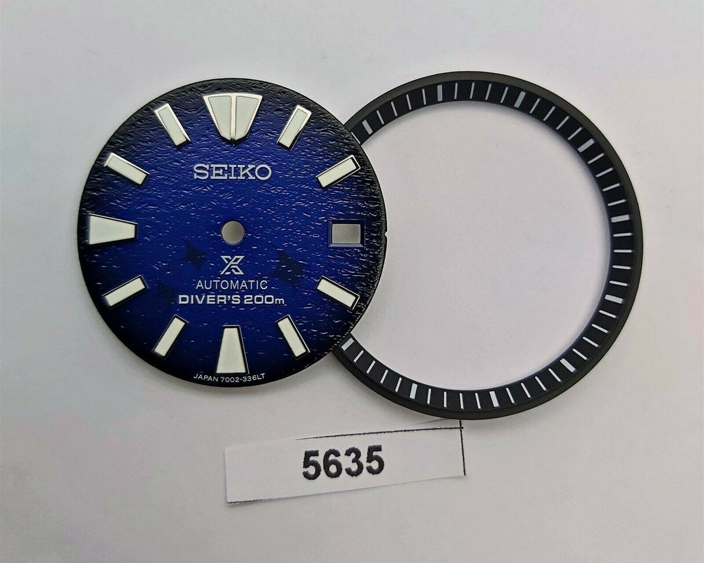 NEW AF SEIKO MANTA RAY PROSPEX FOR 7002 7000 DIAL MINUTE TRACK SET WATCH BVT5635