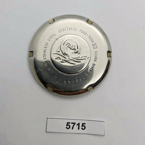 USED VINTAGE SEIKO 7002 7000 WATCH DIVER CASE BACK COVER 3n0441 BVT05715