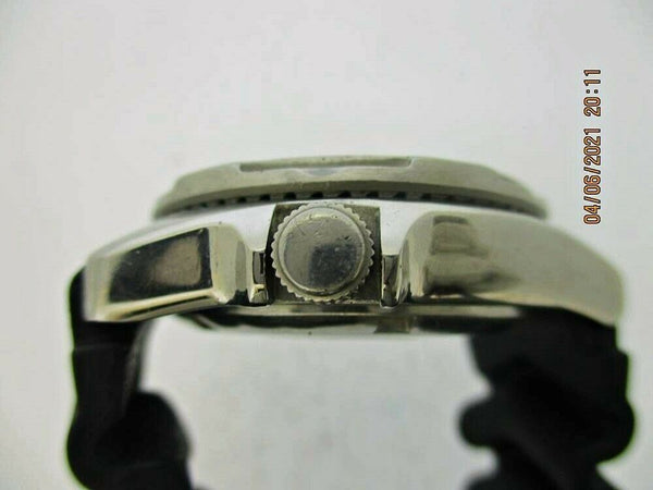 1997 SEIKO 7S26 0010 AUTO MIDSIZE DAY DATE DIVE SS 730167 EU SHIP SERVICED WATCH