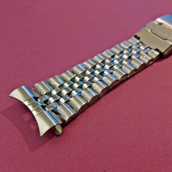 NEW FOR SEIKO JUBILEE SS BRACELET 22m 6309 7002 SKX007 DIVE WATCH FOLDED BVT2198