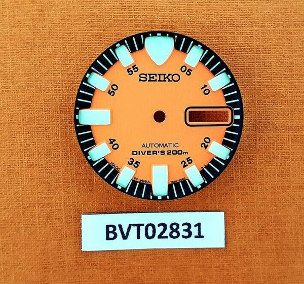 NEW AF SEIKO BLACK ORANGE MONSTER DIAL DIVERS AUTOMATIC MENS WATCH BVT2831