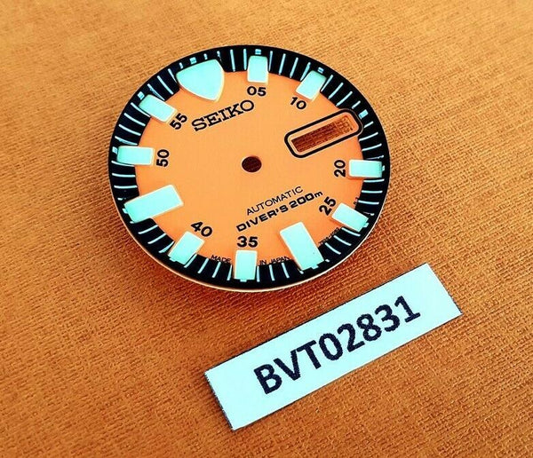 NEW AF SEIKO BLACK ORANGE MONSTER DIAL DIVERS AUTOMATIC MENS WATCH BVT2831