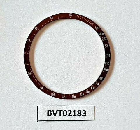 NEW SEIKO BROWN BEZEL INSERT 6138 0030 6138-0040 BULLHEAD CHRONOGRAPH BVT02183