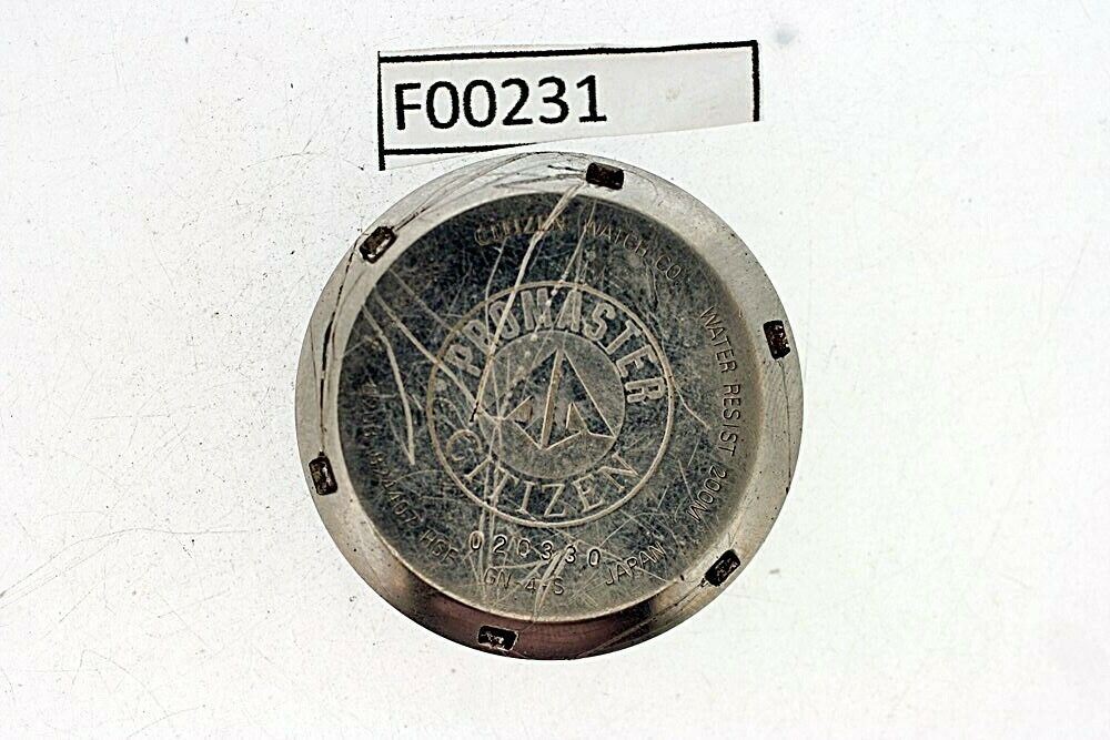 USED CITIZEN NY0040 LEFTY COVER MENS DIVER WATCH 020330 NR F00231