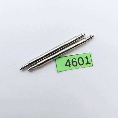 2 PCS NEW SPRING BARS FOR 7S26 0020 SKX007 6309 7290 7002 7000 WATCHES BVT04601