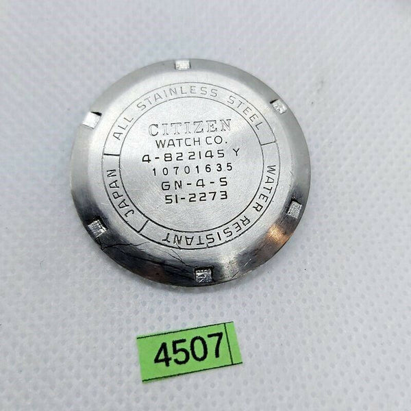 USED HARD TO FIND CITIZEN 51-2273 WATCH POLISHED SS COVER MENS 10701535 BVT04507