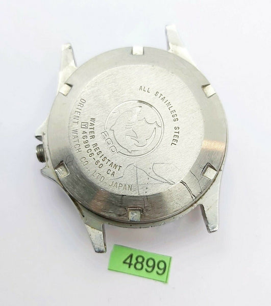 USED ORIENT 469DC6-60 CA BEZEL GLASS MIDCASE AND COVER KIT DIVER CASE WATCH 4899