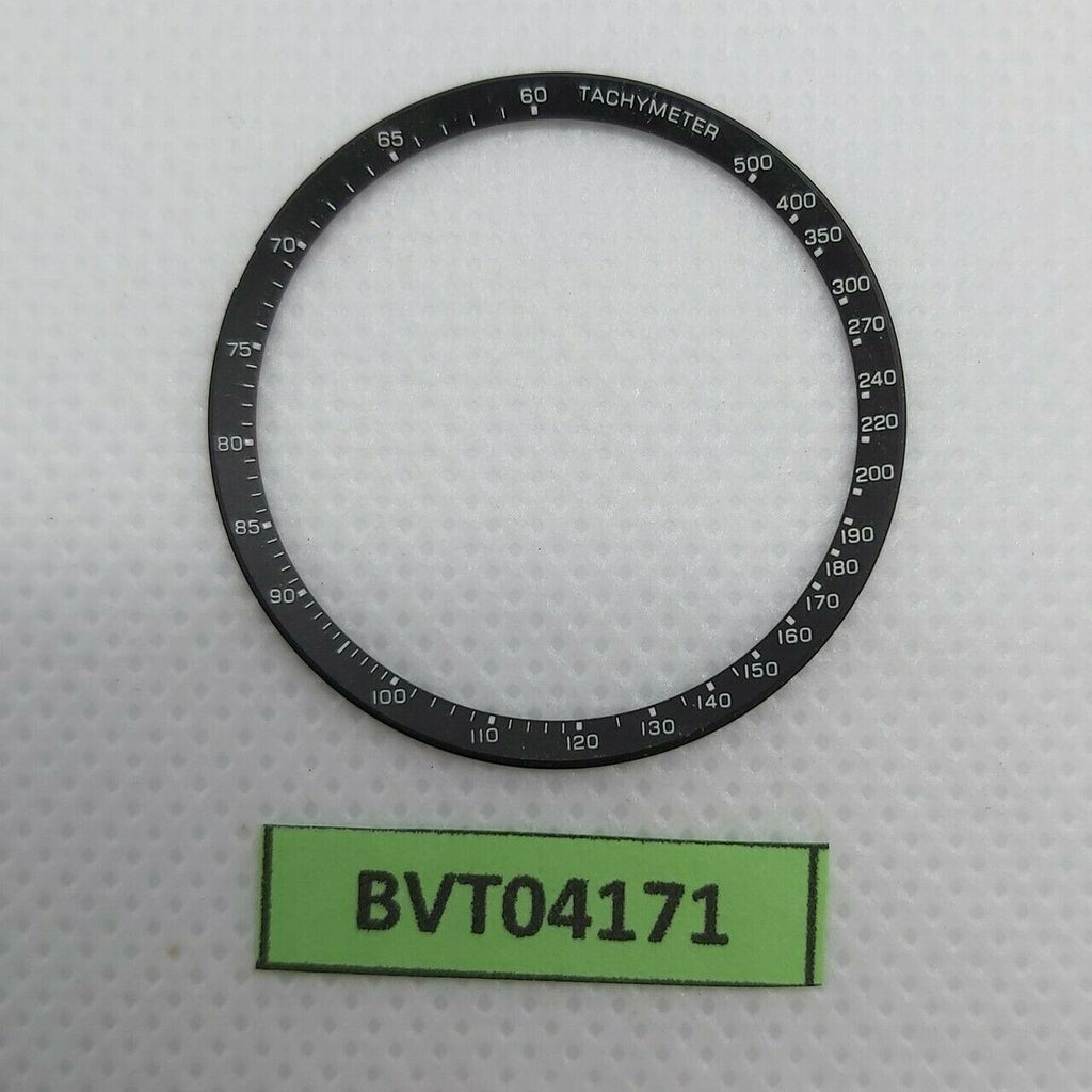 NEW SEIKO TACHYMETER RING BLACK COLOR 6139 7100 6139-7101 HELMET WATCH BVT04171