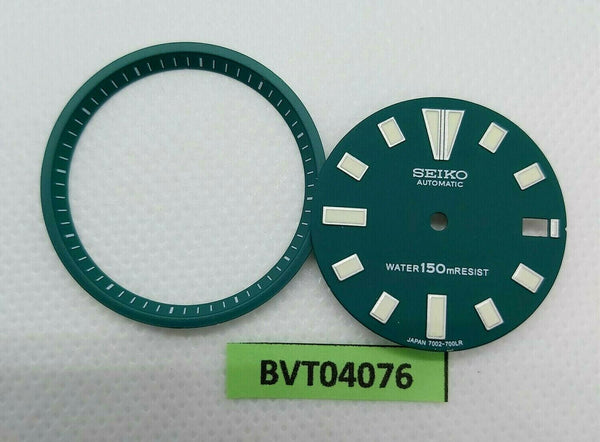 NEW AF SEIKO GREEN HULK DIAL MINUTE TRACK SET 7002 7000 SUPERLUME WATCH BVT04076