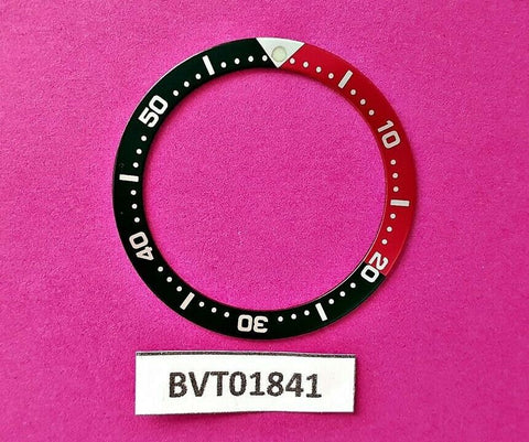 NEW SEIKO BLACK RED COKE INSERT DIVER'S MIDSIZE 4205 015B 7S26 0030 BVT01841