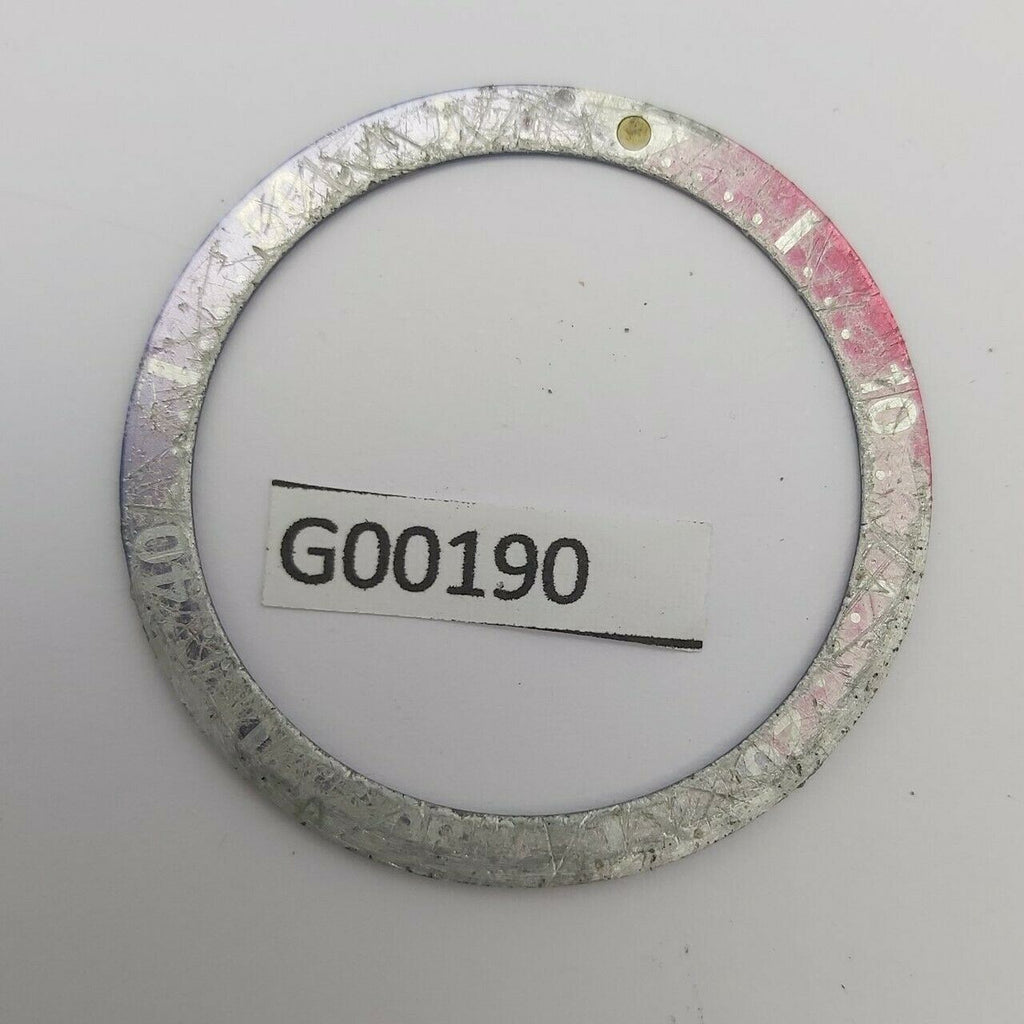 USED VINTAGE SEIKO BEZEL INSERT FOR SKX007 6309 7040 7290 6306 DIVE WATCH G00190