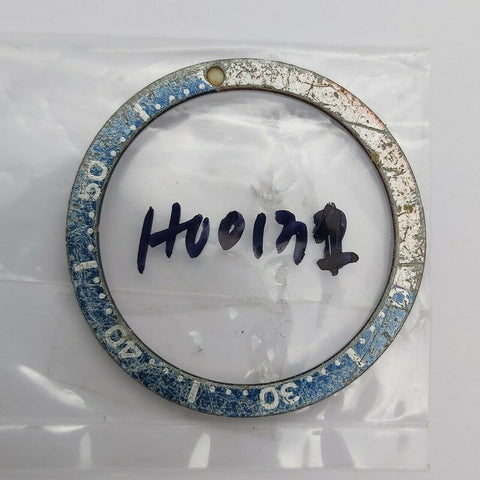 USED VINTAGE SEIKO BEZEL INSERT FOR SKX007 6309 7040 7290 6306 DIVE WATCH H00131