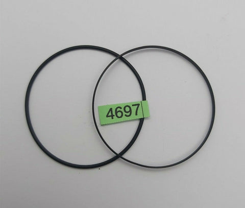 LOT OF 2 USED SEIKO GLASS UNDERLAY AND GLASS GASKET 7002 7020 WATCH BVT04697
