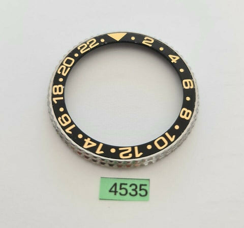USED VINTAGE SEIKO BEZEL & INSERT 6309 7040 MENS DIVE WATCH BVT04535