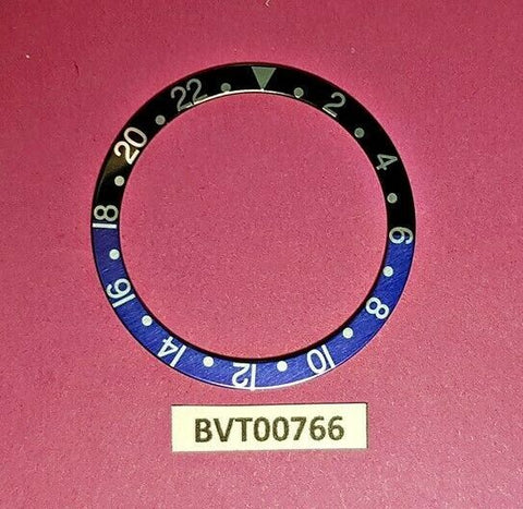 NEW SEIKO BATMAN GMT BEZEL INSERT DIVER'S 7002 6309 6306 7S26 WATCH BVT00766