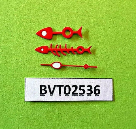 NEW SEIKO RED FISH BONE HANDS 7S26 NH35 6309 7002 DIVE WATCH BV0T2536