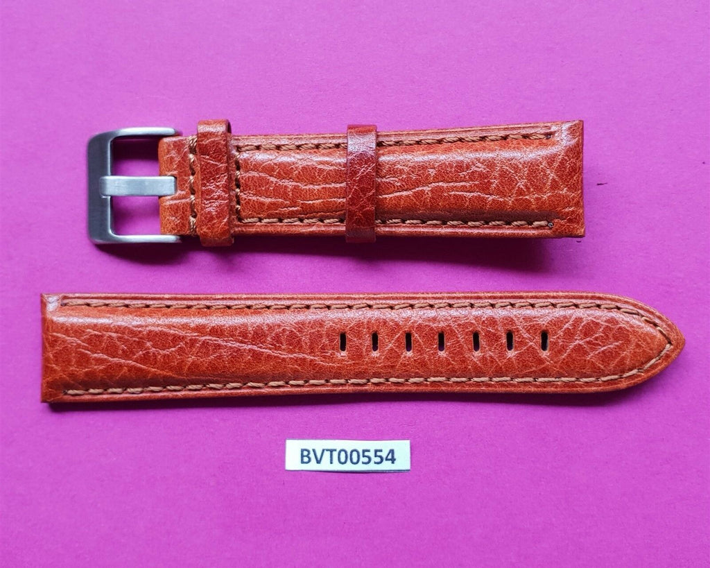 NEW REAL LEATHER STRAP BAND SIZE 20 MM FOR OMEGA & OTHER WATCHES BVT00554