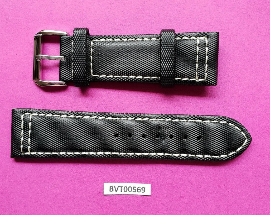 NEW CANVASS STRAP BAND SIZE 24 MM FOR PANERAI & OTHER WATCHES BVT00569