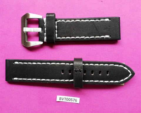 NEW REAL LEATHER STRAP BAND SIZE 22 MM PANERAI, SEIKO & OTHER WATCHES BVT00576