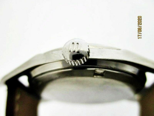 PROJECT FIX WALTHAM ROUND SS THICK LUGS MANUAL WIND DATE EU SHIP WATCH